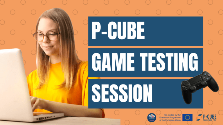 Game Testing Session of the P-CUBE educational digital game
